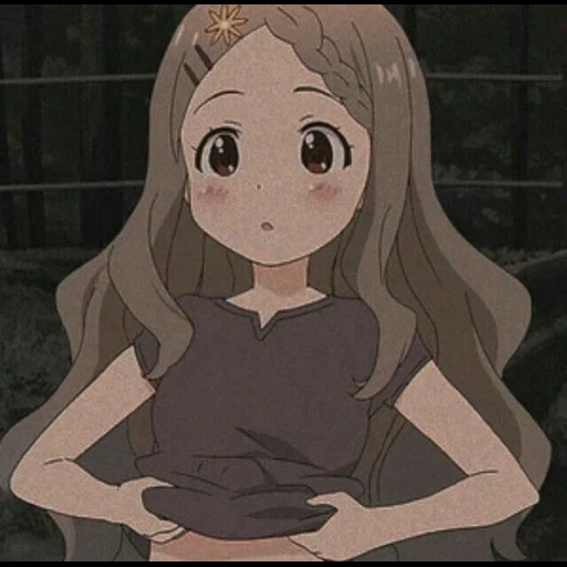 рисунок, iconic аниме, аниме простое, девушки аниме, yama no susume 3 сезон