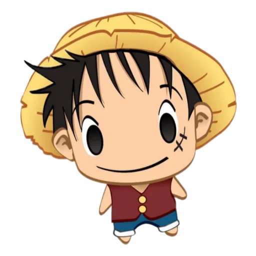 луффи, luffy, дудл луффи, луффи чиби, one piece luffy