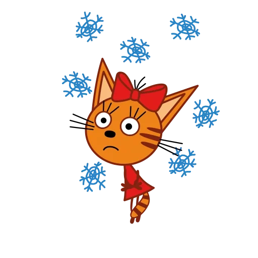 three cats winter, caramel 3 cats, caramel is three cats, cartoon three cats caramel, caramel cartoon three cats