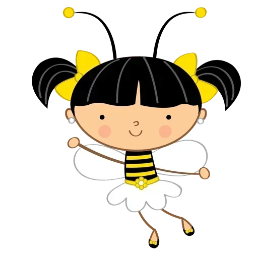 пчелка, пчела девочка, пчела мальчик, пчелка девочка, рисунок пчелки