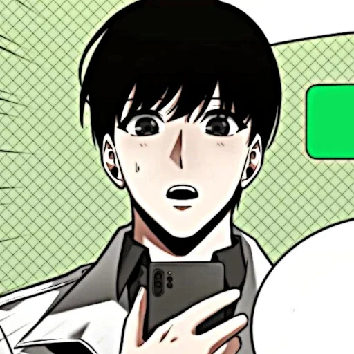 cartoon, manhua, anime mob spirit, cartoon character, anime mob psychology 100