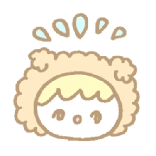 клипарт, милые животные, наклейки каваи, кавайная овечка, cocoppa cute sheep icon