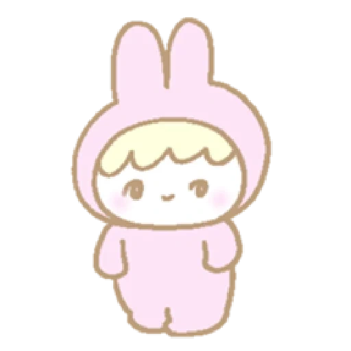 рисунки милые, cute bunny emoji, эмоджи кролик айфон, sanrio littletwinstars, японские смайлики кролики
