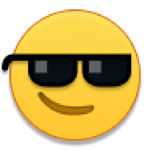 smile gafas, gafas emoji, gafas sonrientes, emoji genial