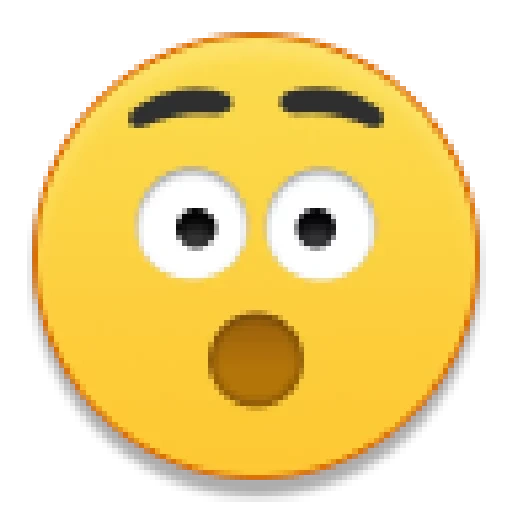 emoji, emoji smiley, kejutan emoji, smileik kejutan, smiley terkejut