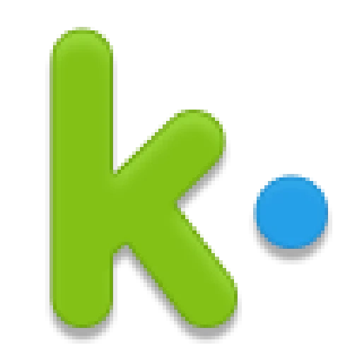 kik, logo, ikon media, desain ikon, logo ikon