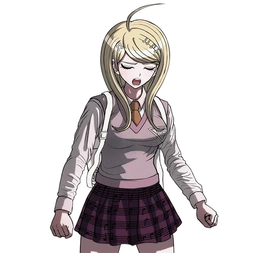 kaede akamatsu, split caudeeus, spaltet kaede akamatsu, kaede akamatsu sprites, danganronpa v3 harmonie töten