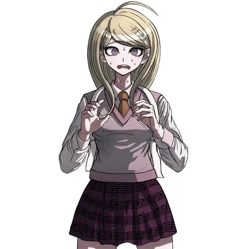 bild, kaede akamatsu, spaltet kaede akamatsu, kaida akamatsu sprites, danganronpa v3 harmonie töten