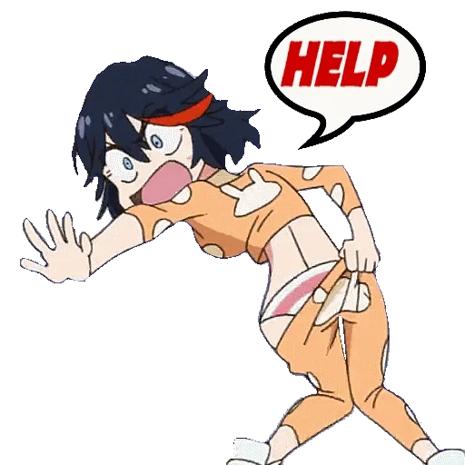 anime, anime, töte la kill, anime charaktere, krushi kromsai ryuko mako