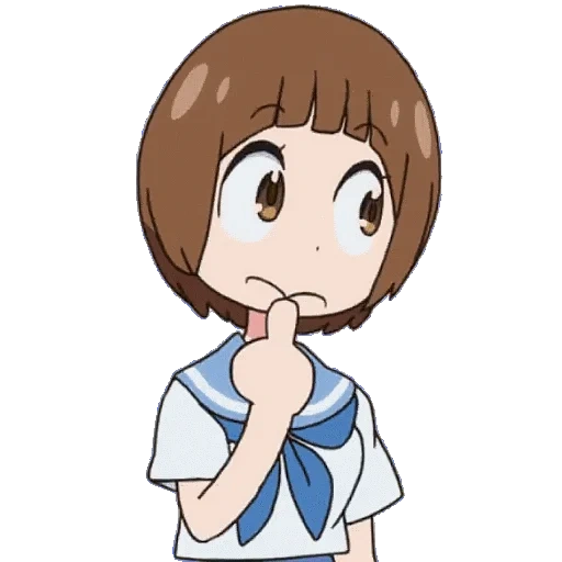 image, mako mankansyoku, mako mankanshoku, mako mankanshoku face, mako mankanshoku surprise