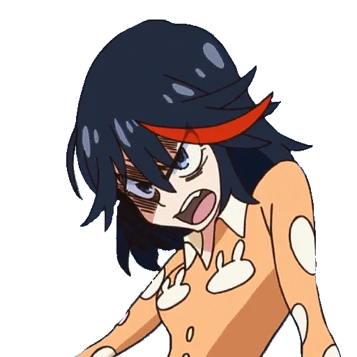 катц аниме, matoi ryuko, kill la kill, аниме персонажи, килл ла килл рюко пижаме