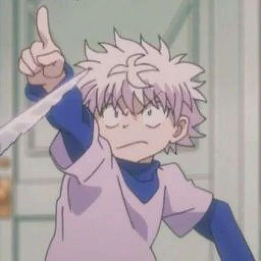 killoi, killua, killoi zoldik, hunter x hunter 3, anime hunter x hunter