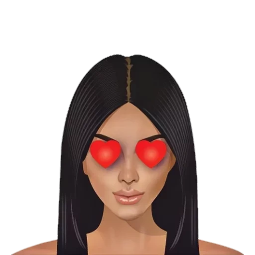 young woman, black wig, sims nicky minaj, barrier is black