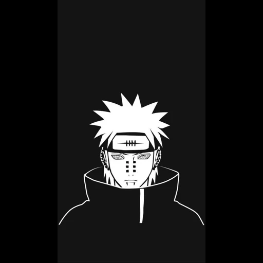 naruto, the dark, naruto pain, payne naruto, hokage naruto