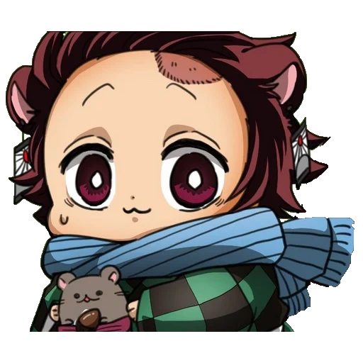 chibi, chibi art, tanjiro chibi, tanjiro kamado chibi, tanjiro kamado chibi