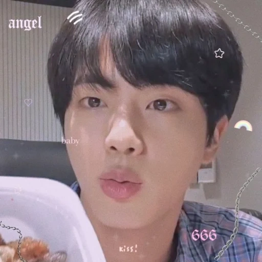 bts jin, тэхён bts, ким сокджин, bangtan boys, джин бтс губы