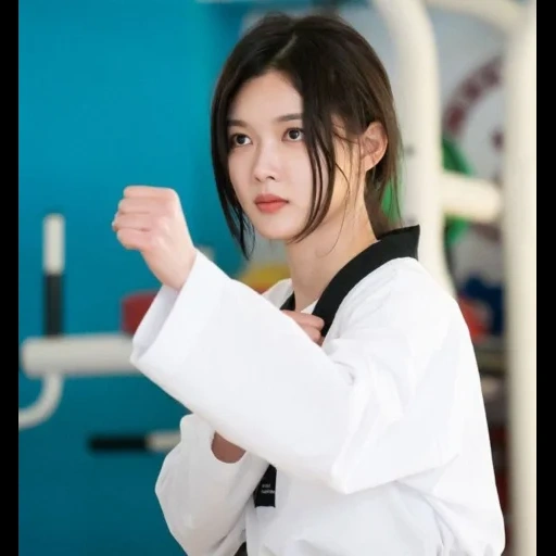 set belel kim yu john, lovely asian girls, taekwondo korea girls, people with disadvantages 1 episode, beautiful asian girls