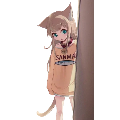 187, kinako, anime neko, animation art, jinnazi's wife