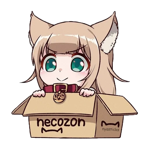 anime neko, kinnako uchiko, kinako neko, anime bilder, anime niedliche muster