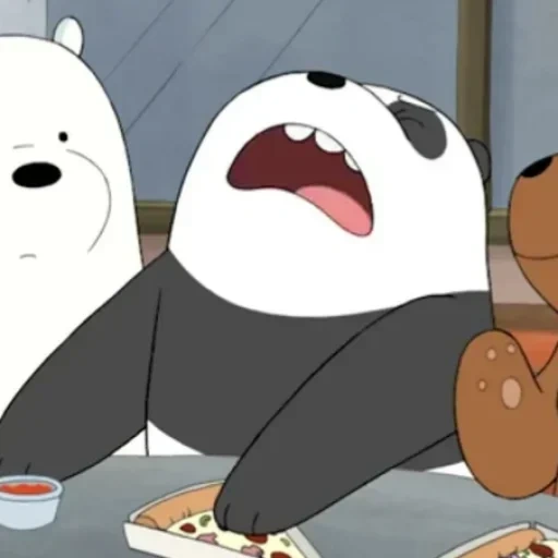 bare bears, вся правда о медведях, вся правда о медведях шип, мики чан вся правда о медведях, том панда вся правда о медведях