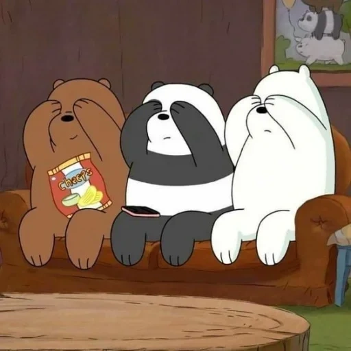 bare bears, вся правда о медведях, ice bear we bare bears, мультфильм we bare bears, картун нетворк вся правда о медведях