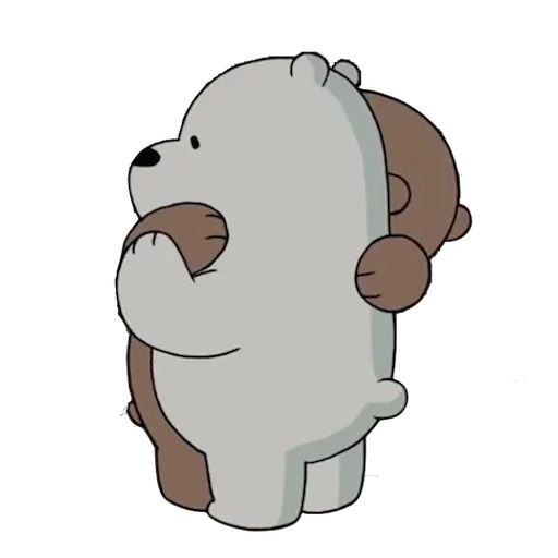 клипарт, bare bears, медведь милый, веселый медведь, вся правда о медведях