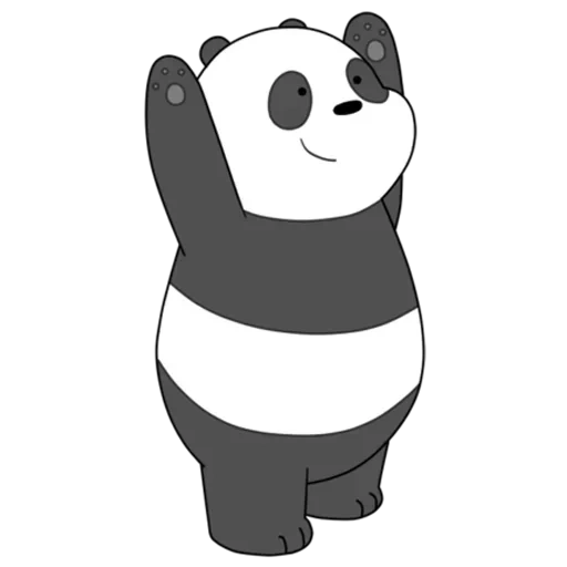 панда рисунок, вся правда о медведях