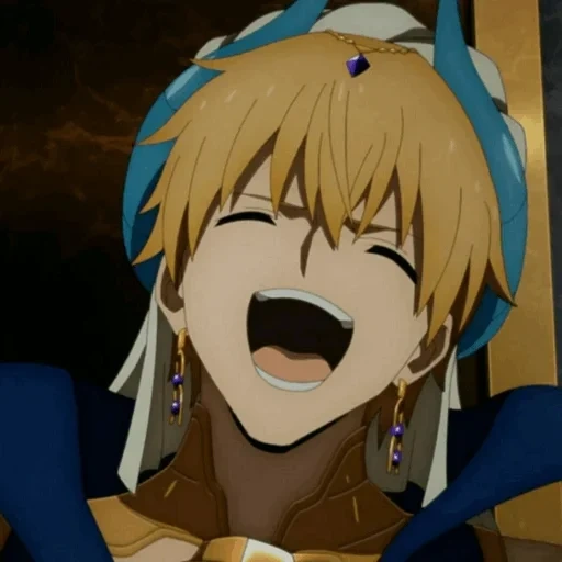 gilgamesh, tawa gilgamesh, nasib/grand order, gilgamesh tertawa, gilgamesh fate babylonia