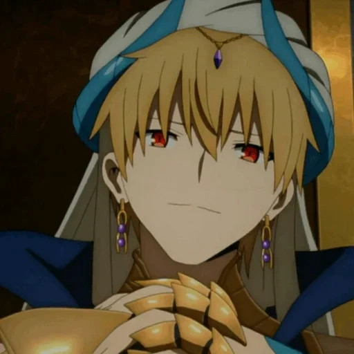 anime, gilgamesh, karakter anime, nasib/grand order, gilgamesh faith grand order