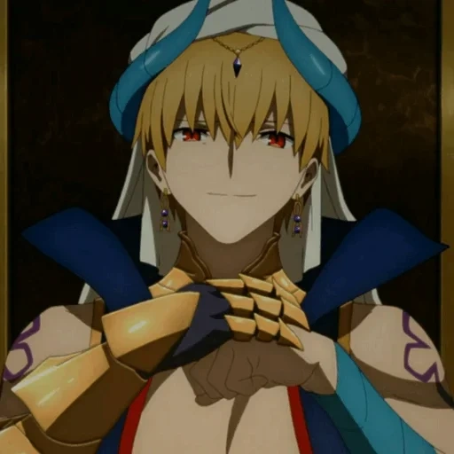 gilgamesh, personagens de anime, ishtar gilgamesh fé, gilgamesh caster babylonia, destino grand order zettai maju sensen babilônia