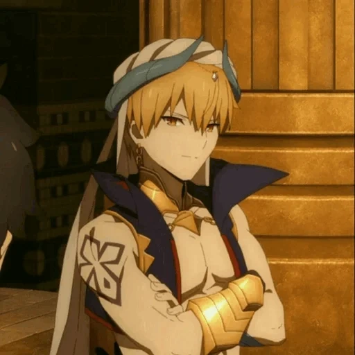 gilgamesh, destino de gilgamesh, personagens de anime, gilgamesh babilônia, gilgamesh caster babylonia