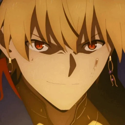 anime, gilgamesh, destino de gilgamesh, personagens de anime, gilgamesh gole zettai maju sensen babylonia