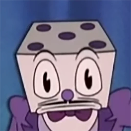 аниме, капхед кинг дайс, мистер кинг дайс, cuphead king dice, кинг дайс капхед шоу