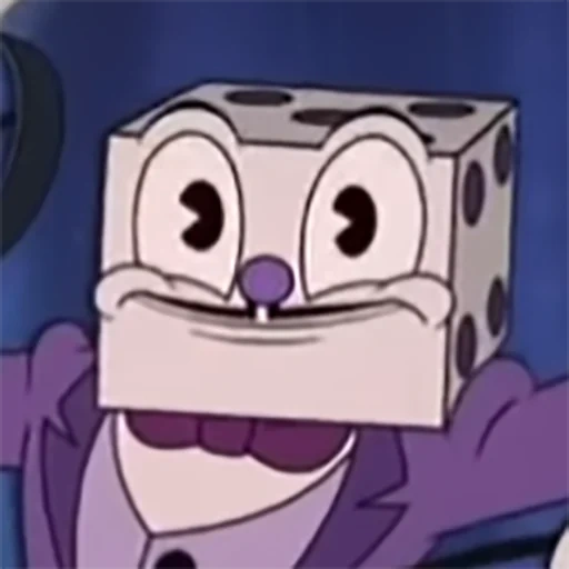 anime, humano, el espectáculo de cuphead, cuphead king dice, king dais kaphed show