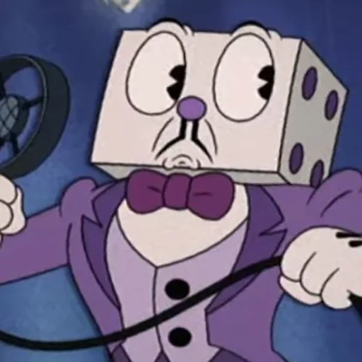 bob, animação, cape hedshaw, motivo da cabeça do copo, king dice cuphead