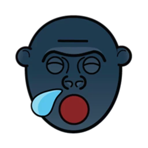 oscuridad, estilo de icono, vector de cabeza, icono vectorial, icono zombie ico