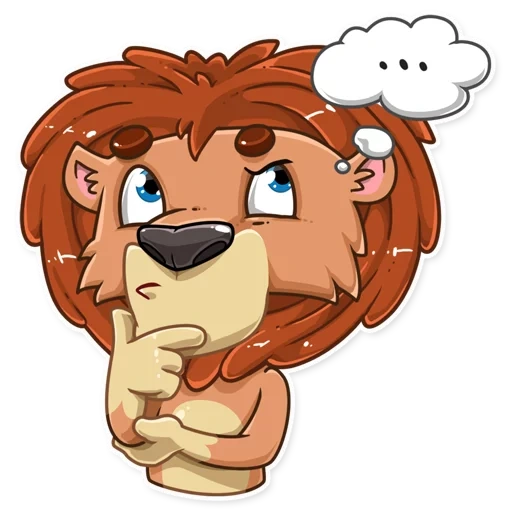 a lion, king leo, stickers leo