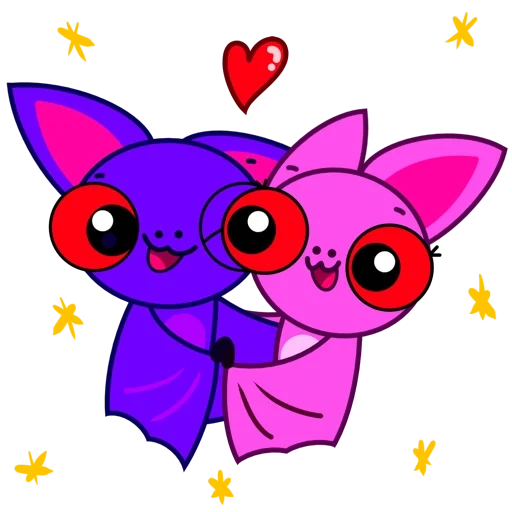 joke, betsy bat, drawings stich love