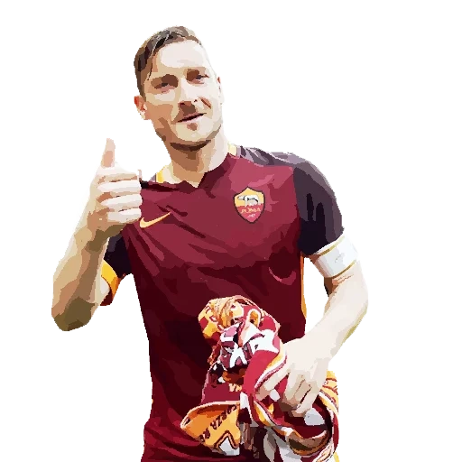 masculino, jogador de futebol, juba rubine, francesco totti, andrea belloti fifa 20