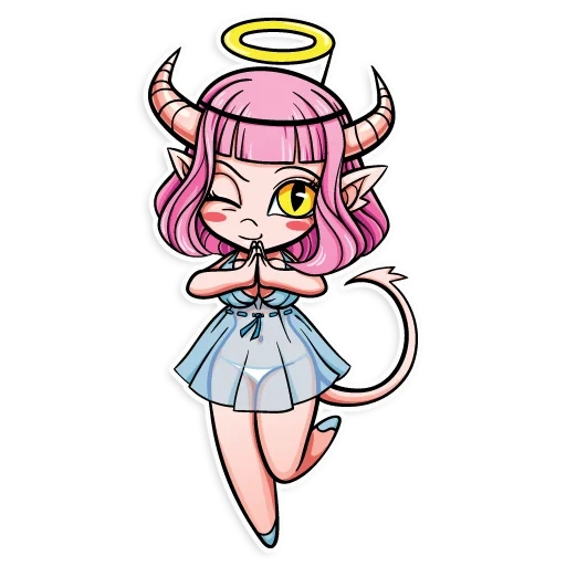 chibi, áries chibi, diabo, akane koumoto