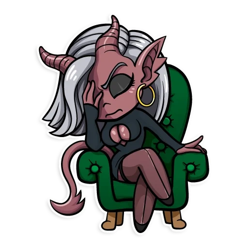 demoness, milana devil, demon discord, kinky stickers