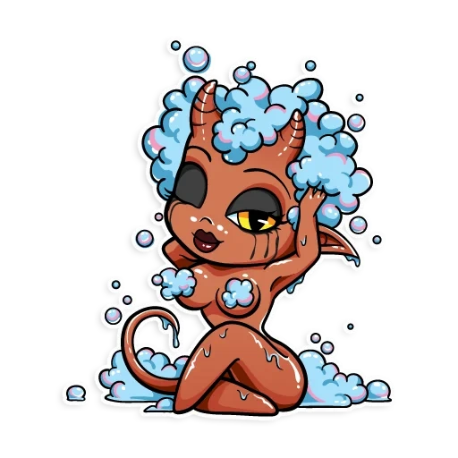 demoness, kinky stickers