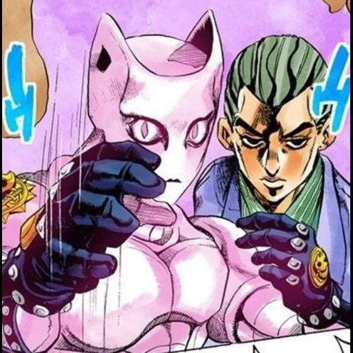 killer queen comics, dessins animés de la reine tueuse jojo, killer queen jojo art, yoshiga yoshiga yoshiga, yoshiga yoshiga killer queen