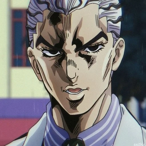 yoshikaga, jojo pape, kira yoshikaga, kavajiri kosaku, anime kira jojo