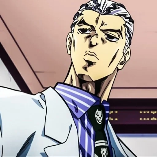 humano, yoshikaga, kosaku kavajiri, jojo kira yoshikaga, meu nome é kira yoshikaga