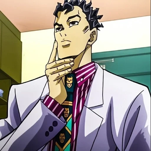 yoshiga kira, kira yoshikage, kosaku kawajiri, another one bites the dust, yoshiga kira black hair