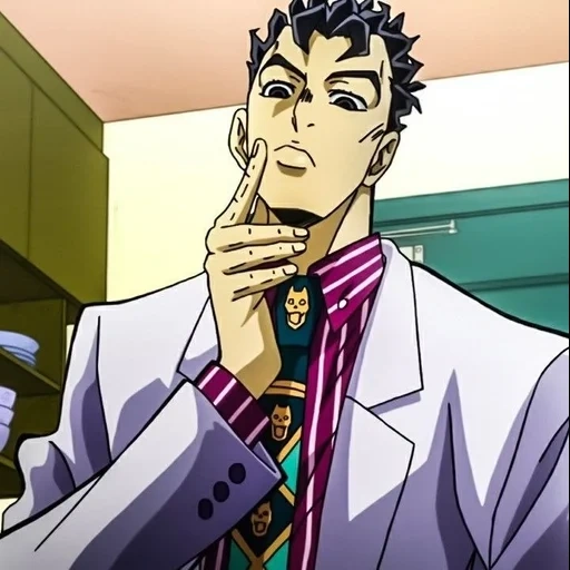 hayato jojo, kira yoshikaga, kosaku kavajiri, joe joe temporada 4 yoshikaga kira, kira yoshikage com cabelo preto