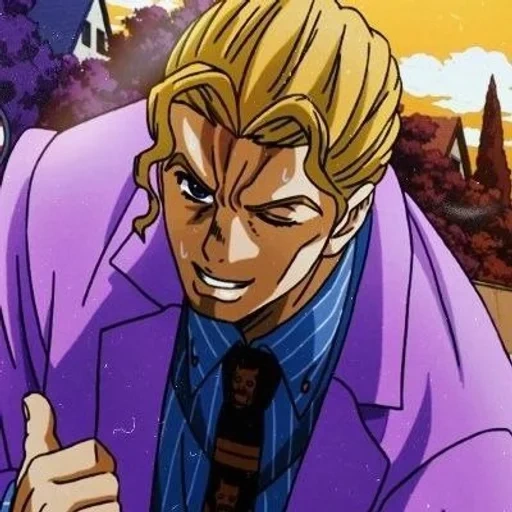 yoga, yoshikaga kira, kira yoga, costumes de kira yoga, jojo s bizarre adventure diamond records