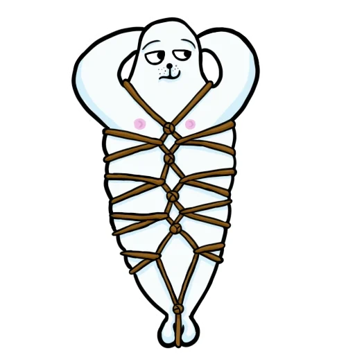 figure, illustration, mummy icon, ice cream symbol, michelin air fragrance