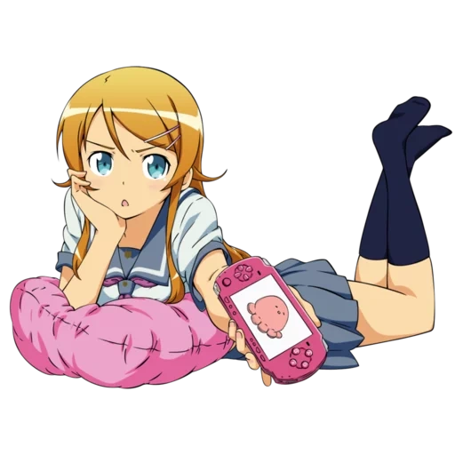 anime is easy, oreimo anime, kosaka kirino, kirino kosaka panza, well my sister cannot be so sweet